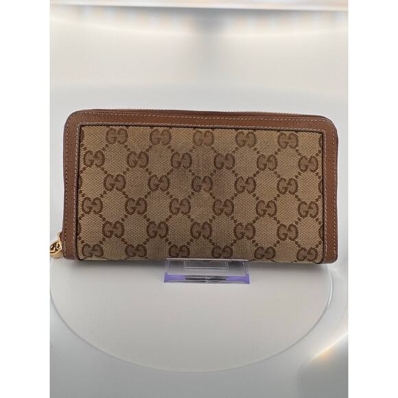Gucci GG Supreme Canvas Zip-Around Wallet – Brown - Picture 3 of 6